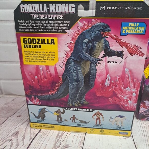 Monsterverse Godzilla Evolved x Kong With Beast Glove The New Empire NIB - Picture 4 of 10